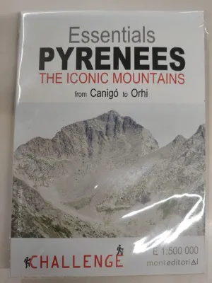 ESSENTIALS PYRENEES THE ICONIC MOUNTAINS - PLEGAT/MURAL 1:500.000 (MAPA MONTEDITORIAL)
