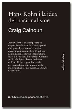 HANS KOHN I LA IDEA DEL NACIONALISME HANS KOHN I LA IDEA DEL NACIONALISME