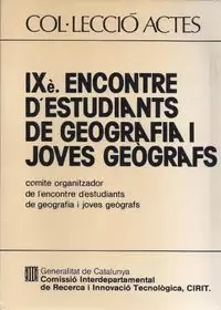 IXÈ ENCONTRE D'ESTUDIANTS DE GEOGRAFIA I JOVES GEÒGRAFS
