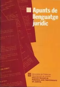 APUNTS DE LLENGUATGE JURÍDIC