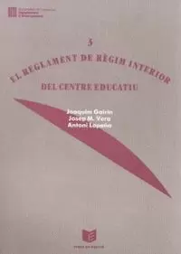 REGLAMENT DE RÈGIM INTERIOR DEL CENTRE EDUCATIU/EL