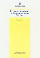 CONOCIMIENTO DE LA LENGUA CATALANA (1975-1986)/EL
