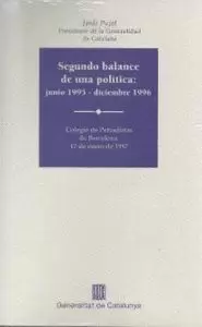 SEGUNDO BALANCE DE UNA POLÍTICA: JUNIO 1995 - DICIEMBRE 1996