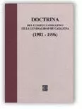 DOCTRINA DEL CONSEJO CONSULTIVO DE LA GENERALIDAD DE CATALUÑA (1981-1996)