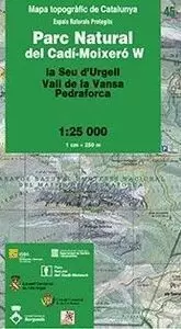 PARC NATURAL DEL CADI-MOIXERO W 1:25.000 (45 MAPA ICGC)