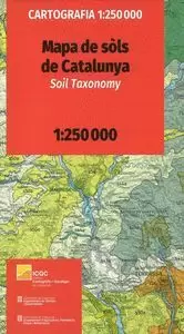 MAPA DE SÒLS DE CATALUNYA. 1:250.000 (ICGC)