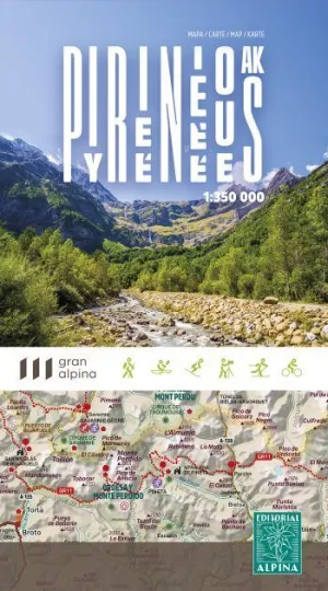 PIRINEUS 1:350.000 (MAPA ALPINA)