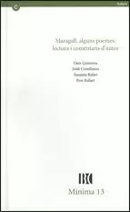 MARAGALL, ALGUNS POEMES: LECTURA I COMENTARIS D'AUTOR MARAGALL, ALGUNS POEMES: LECTURA I COMENTARIS D'AUTOR