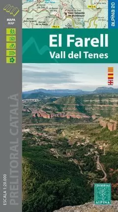 EL FARELL, VALL DEL TENES 1:20.000 (MAPA ALPINA)