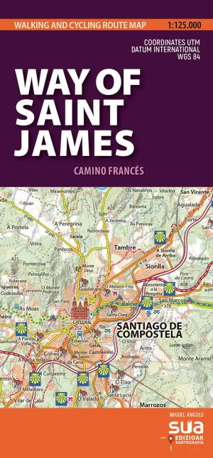 WAY OF SAINT JAMES 1:125.000 (MAP SUA)