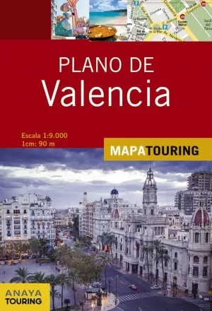PLANO DE VALENCIA 1:9.000 (MAPA ANAYA TOURING)