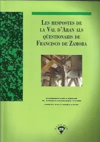 LES RESPOSTES DE LA VAL D''ARAN ALS QÜESTIONARIS DE FRANCISCO ZAMORA