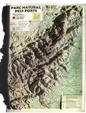 PARC NATURAL DELS PORTS. MAPA RELLEU PARC NATURAL DELS PORTS. MAPA RELLEU