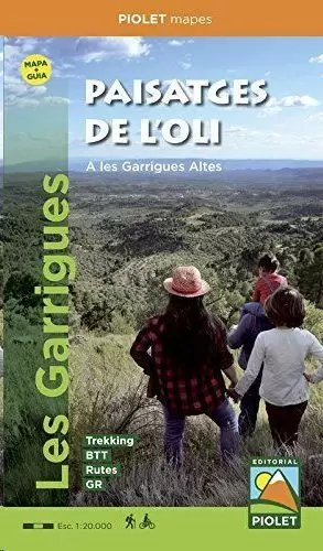 PAISATGES DE L'OLI A LES GARRIGUES ALTES. 1:20.000 (PIOLET)
