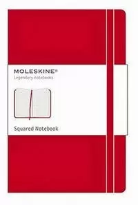 MOLESKINE SQUARED CLASSIC RED NOTEBOOK L VERMELL QUADERN QUADRICULAT (13 X 21CM)