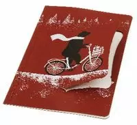 POSTAL NAVIDEÑA OSO EN BICICLETA ROJA L POSTAL NAVIDEÑA OSO EN BICICLETA ROJA L