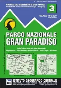 PARC NACIONAL GRAN PARADISO 1:50.000 (3 MAPA IGC)