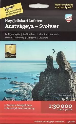AUSTVAGOYA - SVOLVAER : LOFOTEN 1:30.000