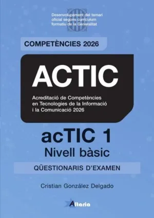 CERTIFICAT ACTIC 1 QÜESTIONARIS