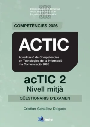 CERTIFICAT ACTIC 2 QÜESTIONARIS
